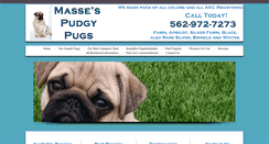 Desktop Screenshot of massespudgypugs.com